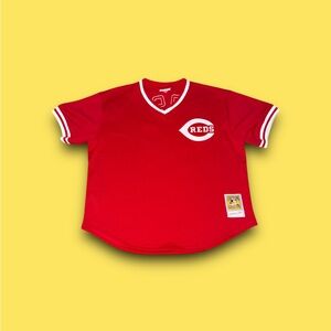 Cincinnati Reds Pete Rose MLB Mitchell & Ness jersey red men’s XL